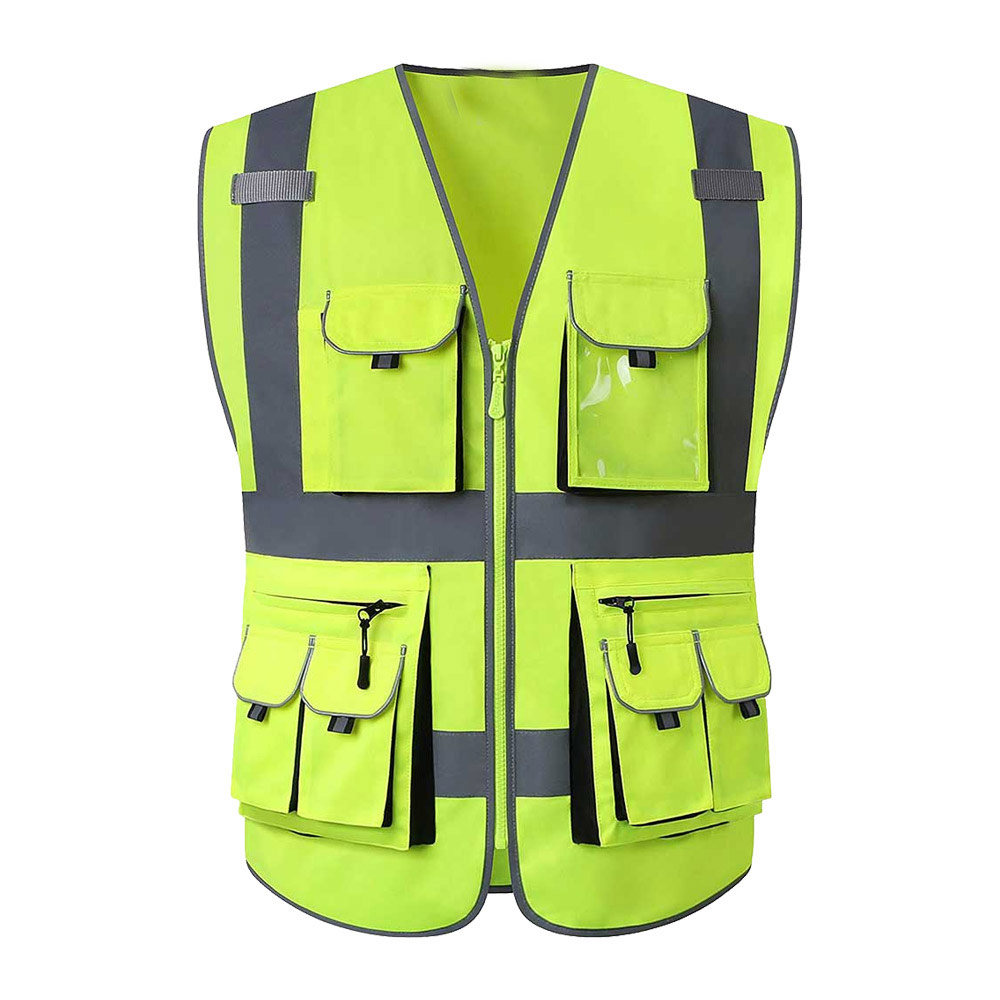 Executive Security Officer Hi Vis Zipped Vest - Brook Hi Vis - Cheap Price - View #8